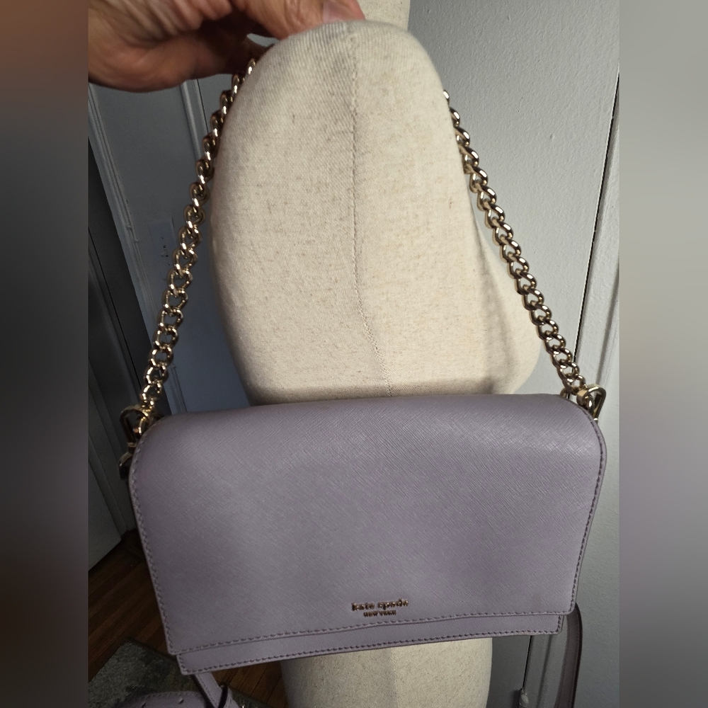 Women's Crossbody Bag in Light Lavender - Brand Unspecified